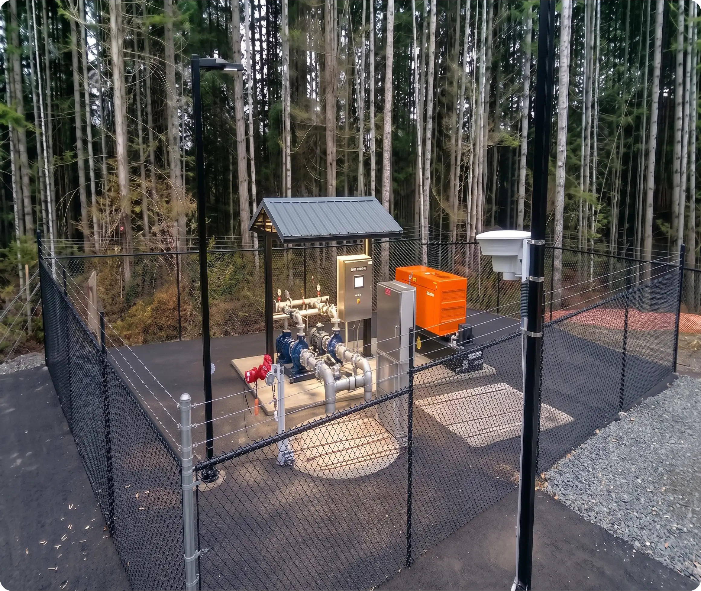 Remote facility with sentry